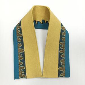 Dyed <b>Yarn</b> Flat Knit Rib Polyester Spandex Collar Cuff White Black or Custom Color for Polo <b>Tshirt</b> - Product Image 6