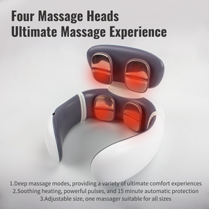 Masajeador Eléctrico de Cuello Mini Xuannuo H99 2024, el Más Vendido del Año, con Sensación Real al Tacto, Color Blanco - Product Image 4