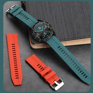 Correa de reloj de silicona de 22mm para <span class=keywords><strong>Huawei</strong></span> <span class=keywords><strong>Watch</strong></span> <span class=keywords><strong>GT</strong></span> <span class=keywords><strong>2</strong></span> <span class=keywords><strong>46mm</strong></span> Correa deportiva suave pulsera correa de reloj para Samsung Galaxy <span class=keywords><strong>Watch</strong></span> <span class=keywords><strong>46mm</strong></span> Gear S3 - Product Image 2