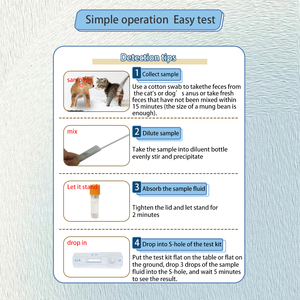 Mairui Gia Ag Giardia Combo Fiv/Felv/Fcv/Fhv/Fip/Fipv Antigeen Snelle Hond Testkit - Product Image 5