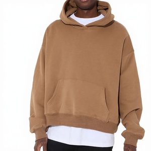 Sudadera con Capucha de Forro Polar para Hombre, Corte Regular, Estilo Urbano, Tejido Grueso, OEM, Deportiva, Cálida, Transpirable, Venta al Por Mayor - Product Image 3