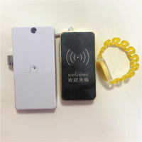 Bracelet RFID, carte électronique pour casier, serrure pour casiers de sauna, accepte logo personnalisé avec clé maîtresse