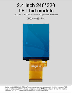 Polcd 2.4 inch TFT LCD hiển thị 240*320 st7796s góc nhìn đầy đủ MCU RGB IPS LCD module - Product Image 2