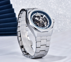 BENYAR Unisex Mechanical <b>Watch</b> Stainless Steel <b>Skeleton</b> 41mm <b>Automatic</b> Movement Luxury Fashion Tourbillon 24mm Folding Clasp - Product Image 2