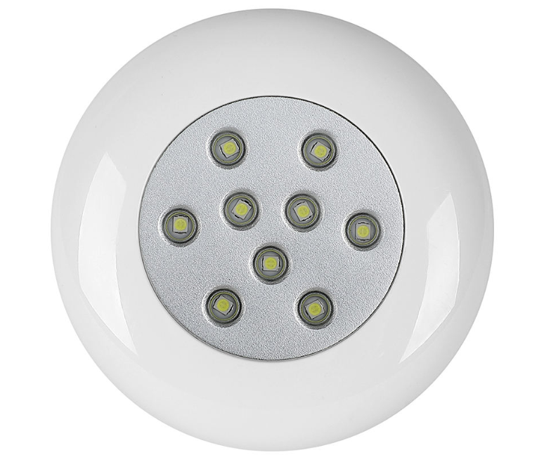 125mm Resin Fully Potting DC12V PC Reflector Pool Light - 9W/9 LEDs SMD