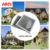 6 POUCES En Plastique Décoratif Retour Air Ventilation Noyau Oeuf Plateau Caisse Plafond Air Grille Eggcrate Grille Grille