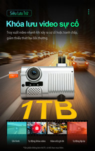 Cámara para Vehículo Vietnam QCVN06 Compatible con 4G GPS ADAS DMS, hop quy QCVN 06 4G AI Dashcam 4CH - Product Image 4