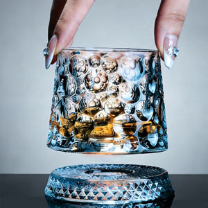 Bicchiere da Shot in Vetro di Lusso Leggero e di Alto Valore, Design con Fondo Rotante e Funzione Decompressione per Whisky - Product Image 3