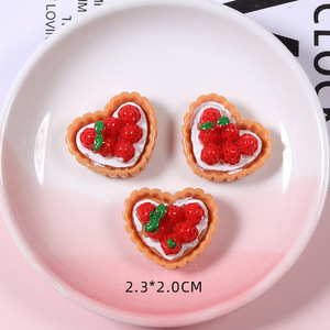 Offre Spéciale Pizza à dos plat Hot Dog Sushi gâteau nourriture artificielle résine Cabochons maison de poupée accessoires - Product Image 4