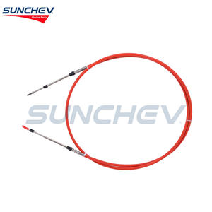 Câble de commande d'accélérateur de <span class=keywords><strong>bateau</strong></span> 8 pieds (rouge) pour <span class=keywords><strong>moteur</strong></span> hors-<span class=keywords><strong>bord</strong></span> universel de <span class=keywords><strong>bateau</strong></span> - Product Image 2