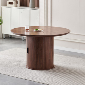 Modern Kitchen Room Dinning <strong>Table</strong> Set Space Saving Wood <strong>Extendable</strong> <strong>Round</strong> Wooden <strong>Dining</strong> <strong>Table</strong> for <strong>Dining</strong> Room - Product Image 2