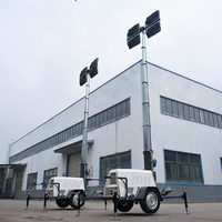 Nouvelle Arrivée : Tour d'éclairage télescopique solaire pour événements sportifs et terrains de sport