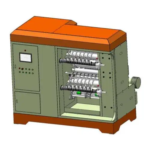 Máquina de corte de lámina de electrodos de celda cilíndrica automática, para corte de batería de litio