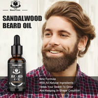Kit Complet de Soin pour Homme : Huile à Barbe, Rasoir, Peigne, Cire, Baume, Étiquette Personnalisée, Emballage et Boîte – Pure Croissance de Barbe