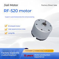 Motor DC Listrik Mikro Mini Kecil Berkualitas Tinggi 520 12V Torsi Tinggi Kecepatan Rendah Rpm dengan Sikat Karbon untuk Motor Dispenser Sabun