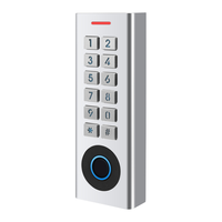 Sistema de Control de Acceso RFID WiFi Bluetooth 13.56MHz, Teclado Metálico Impermeable, Botón Físico, Sistema Autónomo, Biométrico IC