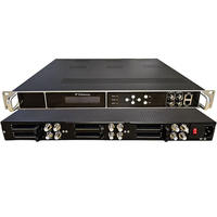 KUNUOMAGIC 12 en 1 DVB-S2X IP Gateway CI IRD Canales Encriptados DVB-S2 DVB-T Modulador RF Descifrador de Satélite para Hoteles