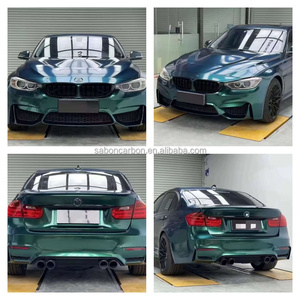 F80 M3 Đầy Đủ Chuyển Đổi Phía Trước Bumper Phía Sau Khuếch Tán Lip Spoiler Cơ Thể Kit Cho <span class=keywords><strong>BMW</strong></span> F80 M3 <span class=keywords><strong>F30</strong></span> 3 Loạt - Product Image 3