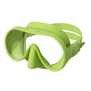 Anti Leak Kids Swim Diving Goggles Glasses Snorkel Gear Children Tempered Glass Snorkel Diving Mask Frameless