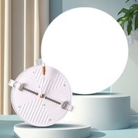 Plafonnier LED en aluminium ultra-fin sans bordure 6000K Ra70-79 IP33 Durée de vie de 30 000 heures Éclairage circulaire pour couloir et escalier