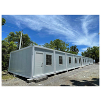 Offre Spéciale : Hôtel/Appartement Conteneur Plat en Acier, Design Industriel, Construction Rapide, Maisons Préfabriquées avec Plans d'Aménagement
