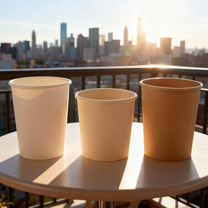 Contenedor de Papel para Alimentos Ecológico y Compostable Personalizado de 8oz, 12oz y 32oz, Precio de Fábrica, para Transporte Conveniente de Alimentos como Sopa de Fideos - Product Image 4