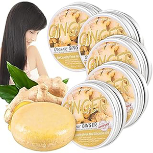 Champú en Barra Vegano Orgánico de Jengibre para el Crecimiento del Cabello, Nutritivo y Refrescante, Tratamiento Herbal para la Caída del Cabello, Marca Privada al por Mayor OEM - Product Image 6