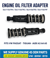 Adaptateur de filtre à huile moteur 06J115679H 06J115679E 06J115679D pour Volkswagen Passat Tiguan Audi A3 A4 A5 OEM Vente en gros