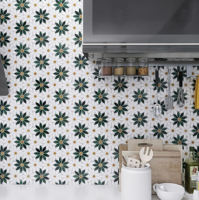 Mosaïque de marbre en pierre naturelle découpée au jet d'eau, motifs floraux, carreaux décoratifs modernes pour sols et murs, résistants à l'eau, design graphique pour intérieur