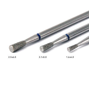 Fresa Rotante per Cuticole in Acciaio Inox 3/32\", Accessori per Manicure, Utensile per Fresatura Unghie, Cono Invertito Diamantato - Product Image 3