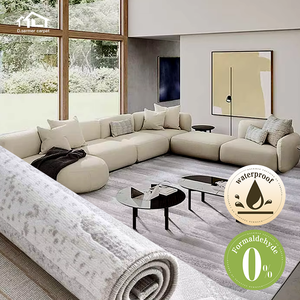 Alfombra Dsermer Esenciales para el Hogar, Moderna, Grande y Ecológica para Sala de Estar, Nuevo Diseño Abstracto Popular, Lavable a Máquina, 4m - Product Image 1