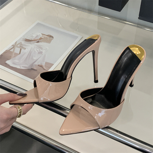 Nuevos Zapatos de Tacón Alto con Estampado de Leopardo para Mujer, Zapatos de Punta Abierta a la Moda, Transpirables, para Verano, Otoño y Primavera - Product Image 6