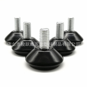 <b>Adjustable</b> Feet 25mm Diameter Plastic And Metal Furniture <b>Leg</b> For <b>Table</b> Chair Shelf Easy Installation - Product Image 4