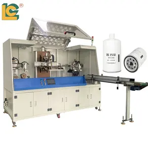 Automatic Filter monochrome automatic screen printing machine plastic bottle serigraphy printer with uv curing machinery