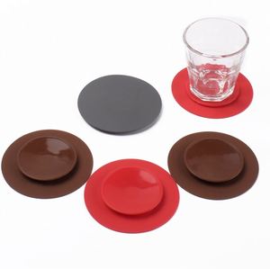 <b>Silicone</b> Double-Sided Suction <b>Mat</b> for Baby Feeding Bowls Anti-Slip, Anti-Fall Strong Suction Pad for Dishes, Cups & Tableware - Product Image 1
