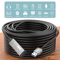 Kabel Ekstensi USB 3.0 Kecepatan Tinggi Antarmuka Pria Wanita Kabel Daya Data Universal untuk Pemindai Keyboard Komputer Penggunaan Rumah dan Mobil