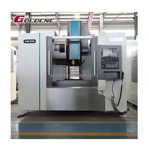 Yüksek hızlı işleme merkezi vmc855 cnc işleme makinesi fanuc kontrol dikey öğütme makinesi