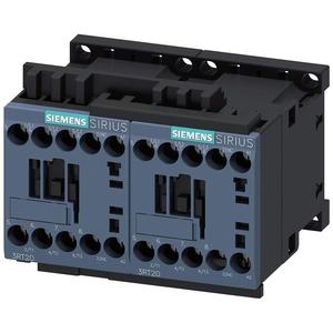 คอนแทคเตอร์ Siemens Sirius 9A 3 โพล 120VAC แบบย้อนกลับ ติดตั้งบนราง DIN สำหรับระบบอัตโนมัติอุตสาหกรรม - Product Image 1