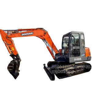 Miniexcavadora Doosan DH55 usada, componentes de núcleo de 5T con peso operativo de 6 toneladas, excavadoras de segunda mano a la venta - Product Image 1