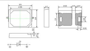<span class=keywords><strong>LED</strong></span> haute puissance RGB <span class=keywords><strong>SMD</strong></span> avec puce 2835, 3W, 6000K, lumière du jour, dimmable, CRI 80, garantie 3 ans, lentille zoom pour la culture des plantes - Product Image 2