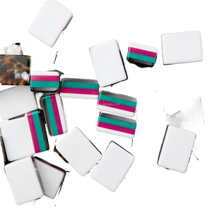 Fichas de Mahjong Americanas Personalizadas de 4 Capas, 160 Piezas de Plástico con Diseño de Tortuga Leopardo, Ideas de Regalo de Lujo - Product Image 1