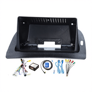 Fournisseur d'usine Cadre de tableau de bord 9 pouces pour <span class=keywords><strong>Renault</strong></span> <span class=keywords><strong>Kangoo</strong></span> 2015-2018 Lecteur vidéo <span class=keywords><strong>radio</strong></span> Câble Faisceau de câblage 1 an - Product Image 1