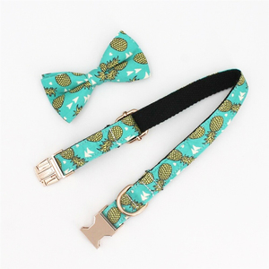 OEM & ODM-tela de sublimación para mascotas, conjunto de corbatas de lazo con correa acoplada para perros grandes y cachorros - Product Image 2