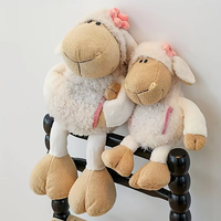 Fleur Tête Agneau Bonbons En Peluche Jouet Doux Bureau Bureau Ornement Et Maison Canapé Décor Mignon Animal En Peluche pour Enfants
