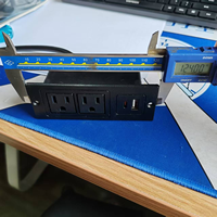 Stopkontak Tersembunyi 2 Stopkontak AC dengan Soket Ekstensi USB Tipe A+C Colokan AS untuk Furnitur NEMA PDU DF-TP02A