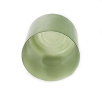 Green Crystal Singing Bowl Percussion Instrument Stress Relief White Noise Sound Healing