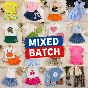 Conjunto de Camiseta y Pantalones Cortos para Niños, Estilos Variados, Mezcla Aleatoria, Universal para Ventas en Línea y Fuera de Línea, para Niños - Product Image 2