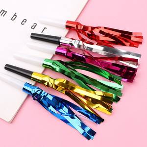 Sopladores de fiesta con flecos brillantes, vibrantes generadores de ruido para cumpleaños, graduaciones y artículos de fiesta - Product Image 2