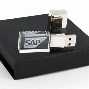 Promotion Gift Customized 3D logo Crystal USB Memory Drive Glass Flash Drive 4gb 8gb 16gb 32gb Pendrive