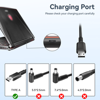 Adaptateur de chargeur 330W pour MSI USB à embout carré 19.5V/16.9A Adaptateur de chargeur universel pour ordinateur portable Hôtel Bureau Maison Utilisation Fournisseur en vogue